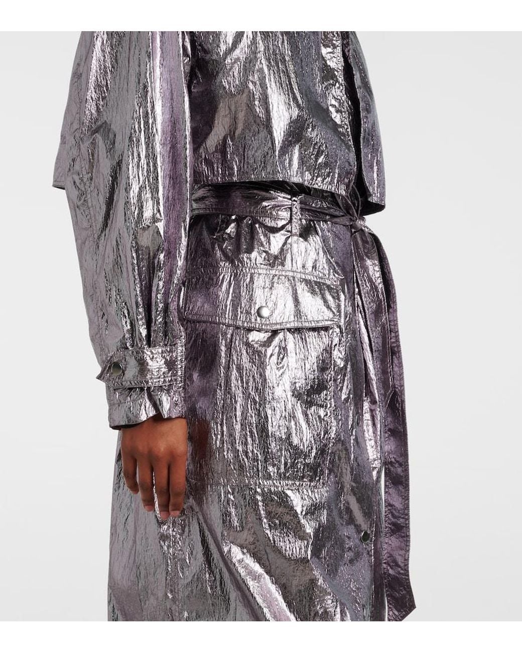 Isabel Marant Gray Lsikagd Trench Coat