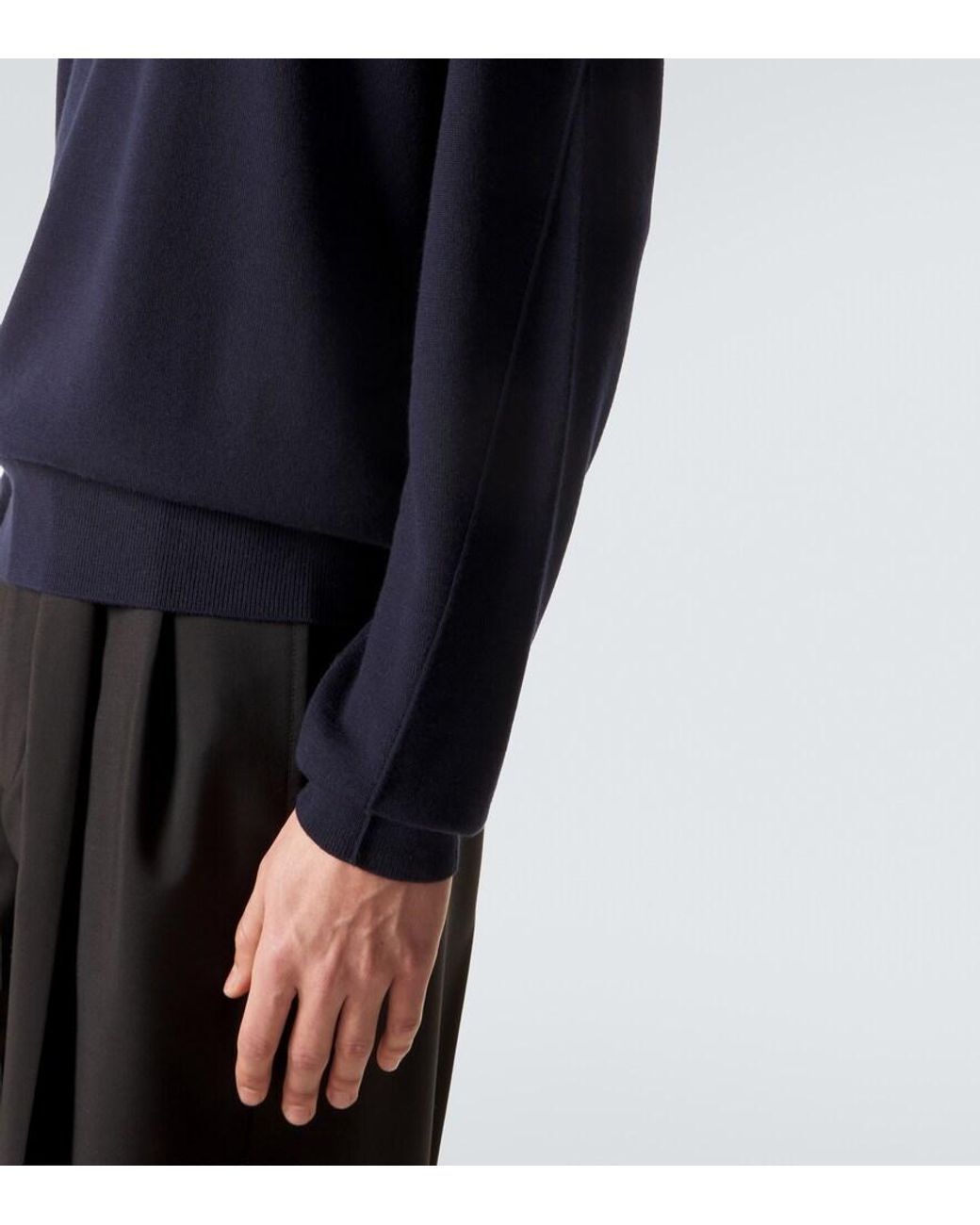 Givenchy Blue Wool Sweater for men