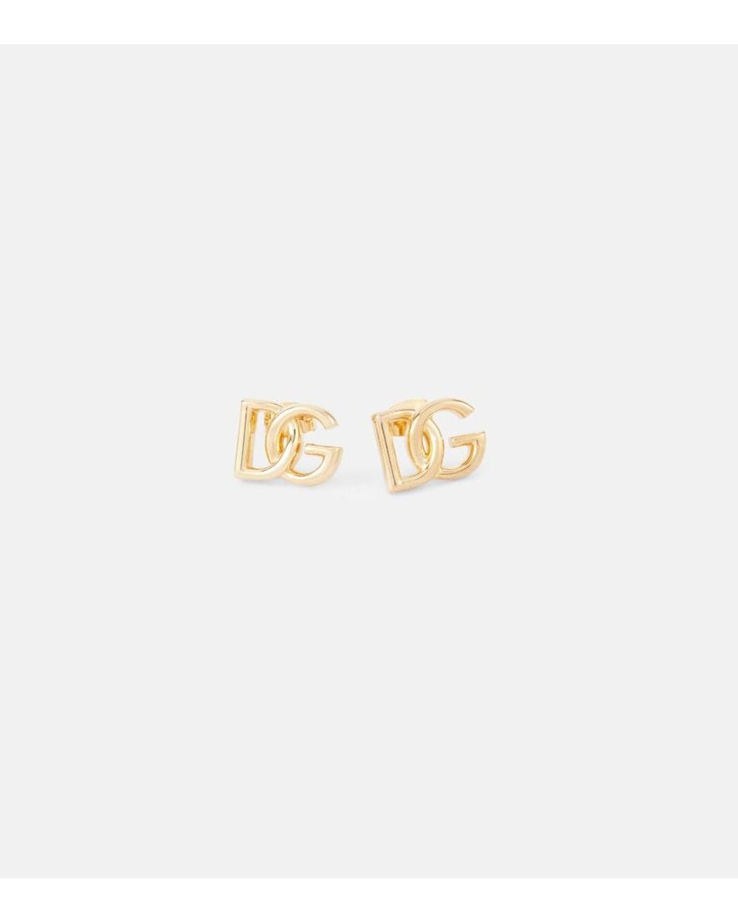 Dolce & Gabbana Metallic Dg Earrings
