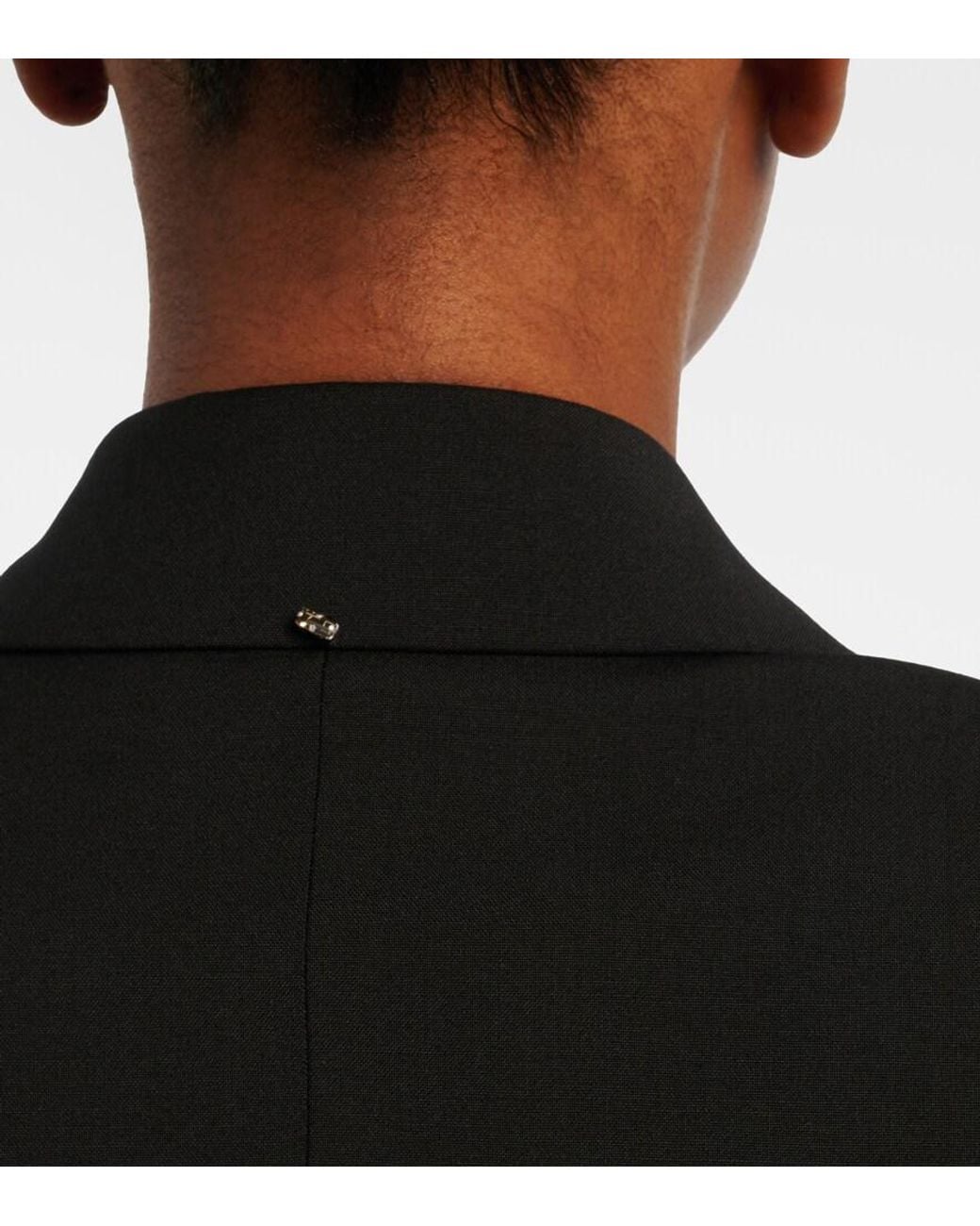 Sportmax Black Virgin Wool Blazer