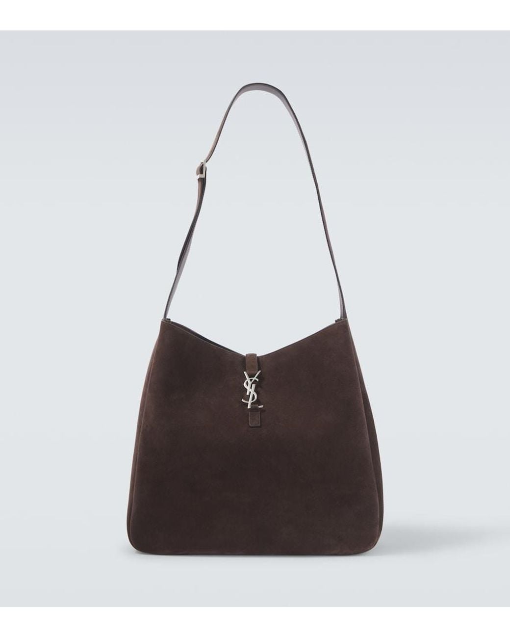 Saint Laurent Brown Le 5 A 7 Maxi Suede Shoulder Bag for men