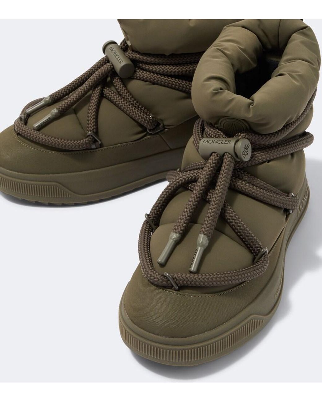 Moncler Green Altive Mid Snow Boots for men
