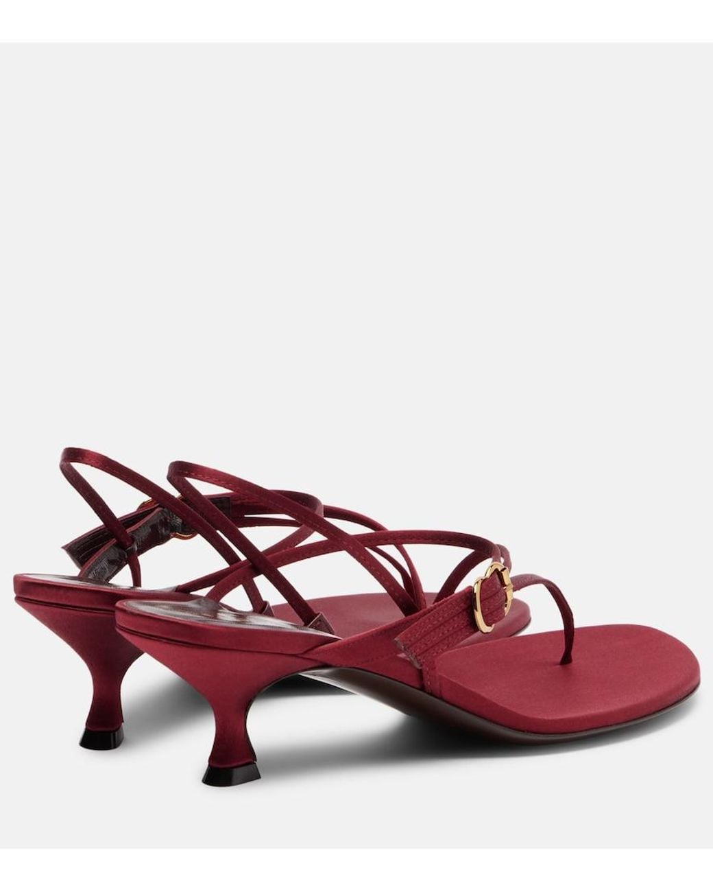 Herbert Levine Red Starry Eyed 55 Satin Sandals