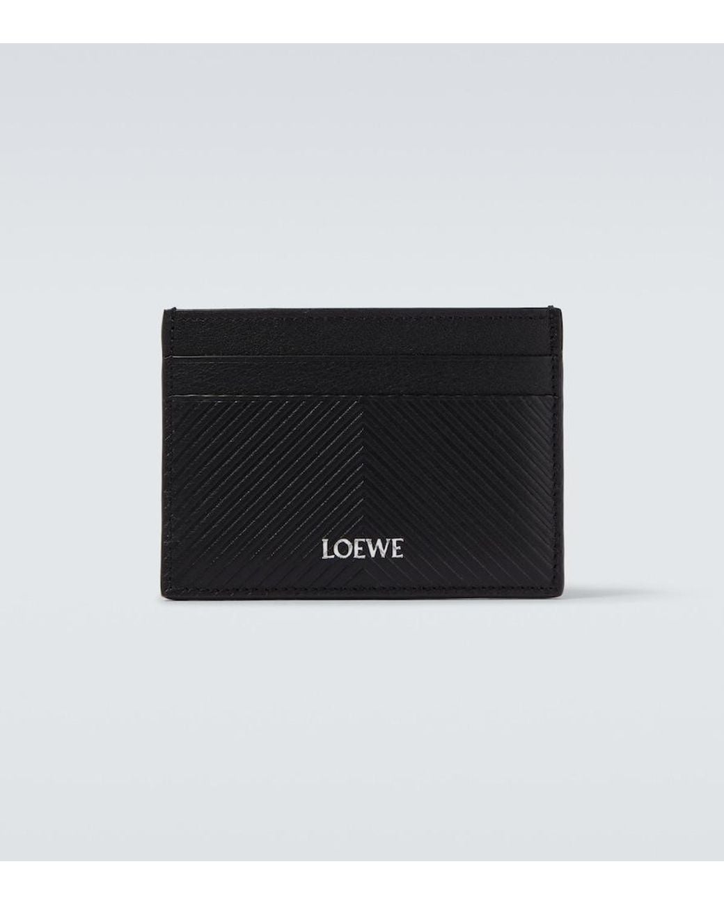 Loewe Kartenetui Aus Leder in Black für Herren