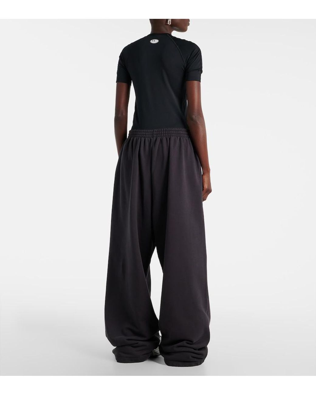 Balenciaga Blue Cotton Sweatpants