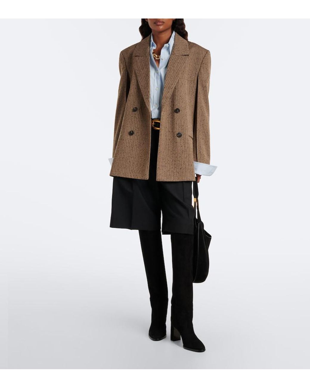 Jimmy Choo Black Caly Suede Over-The-Knee Boots