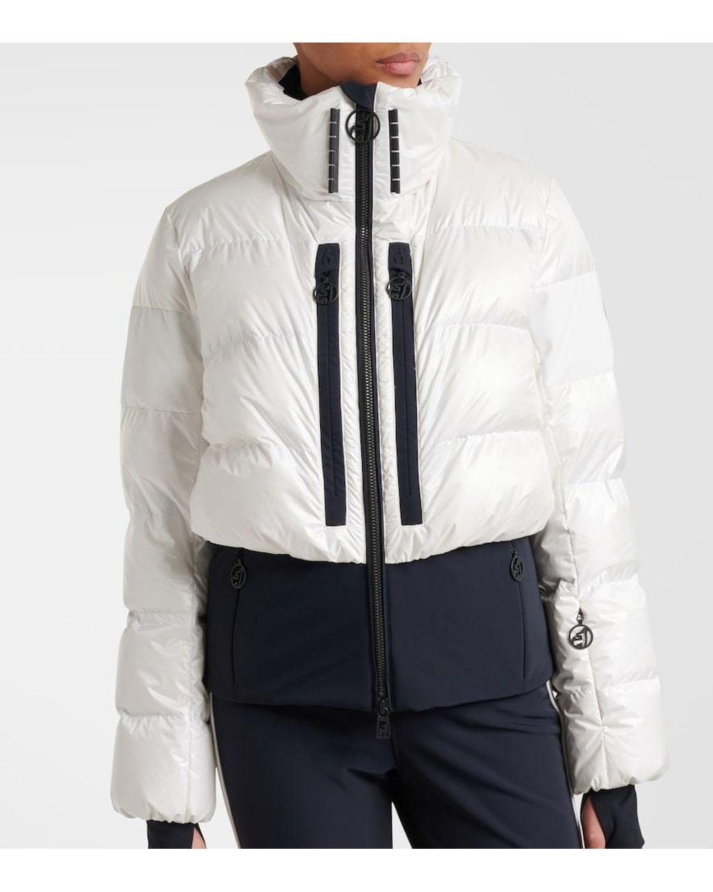 Toni Sailer White Bernadette Ski Jacket