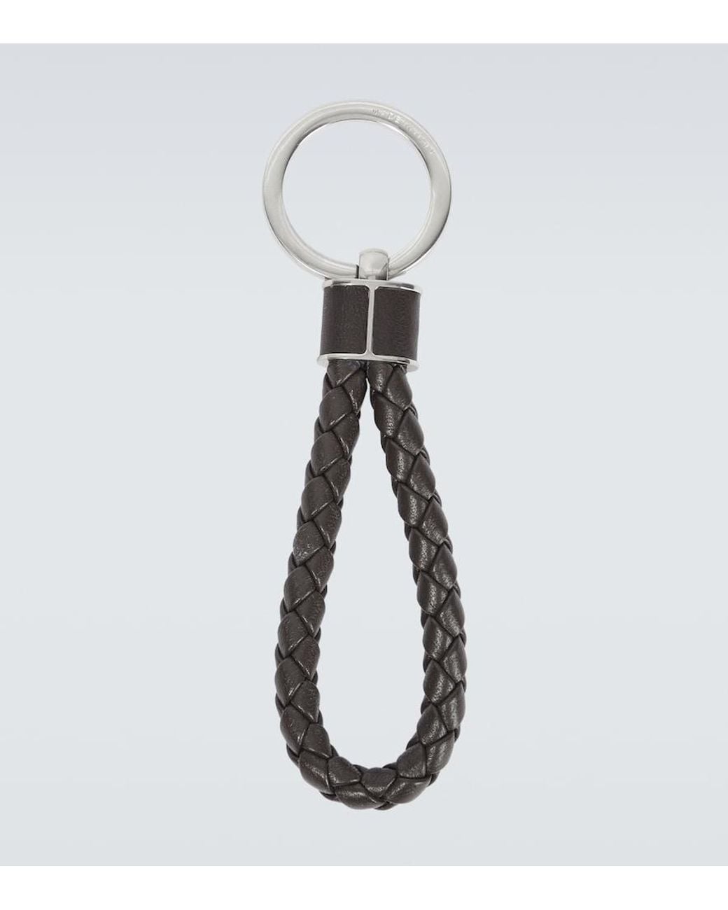 Porte-Cles En Cuir Bottega Veneta pour homme en coloris White