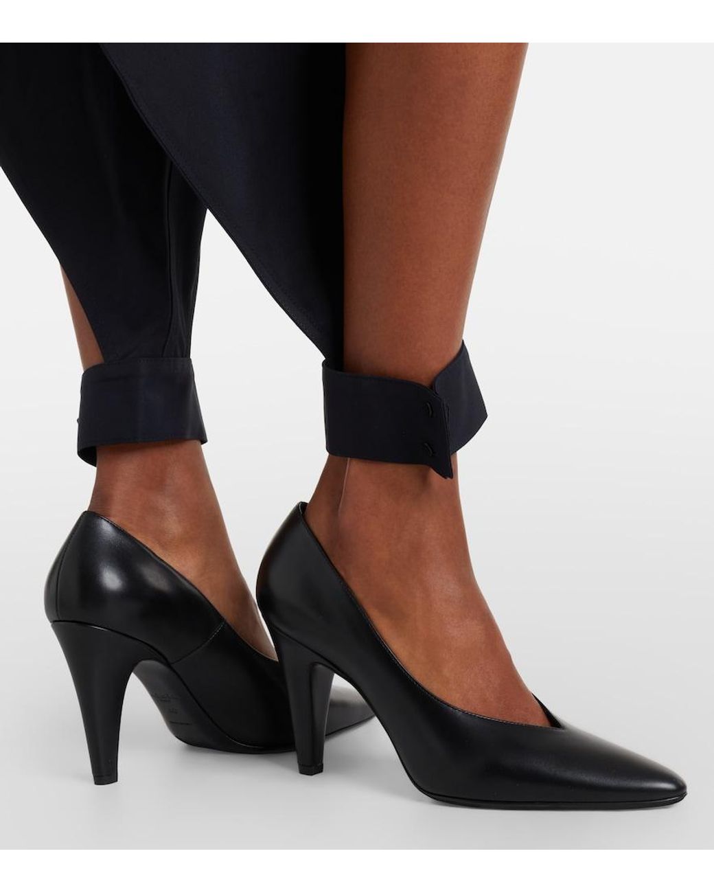 Alaïa Black Leather Pumps