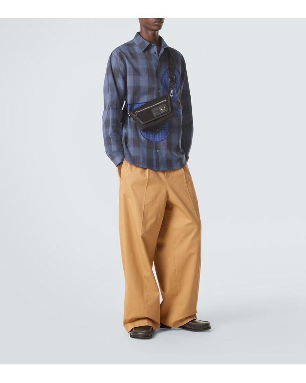 Loewe Messenger Bag Flex Mini Mit Leder in Black für Herren