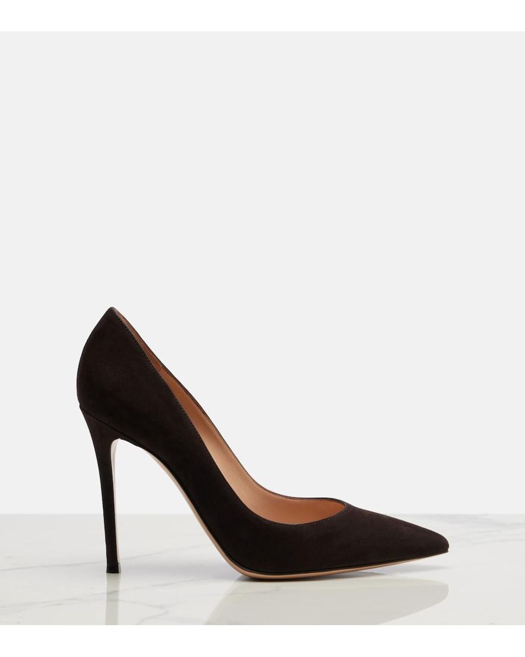 Gianvito Rossi Black Gianvito Suede Pumps