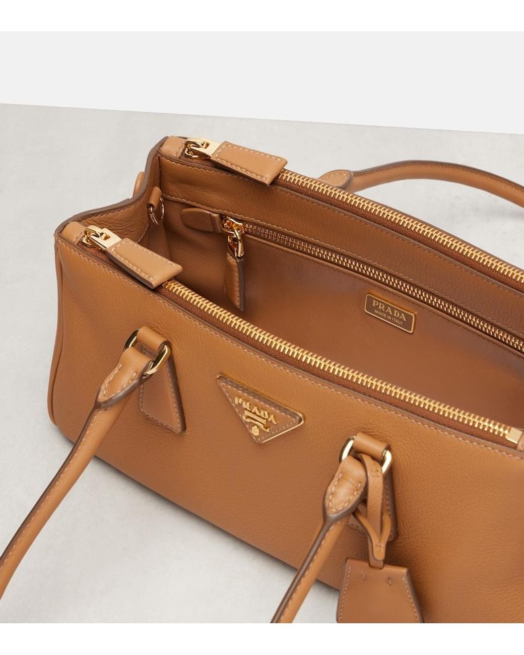 Prada Brown Galleria Medium Leather Tote Bag