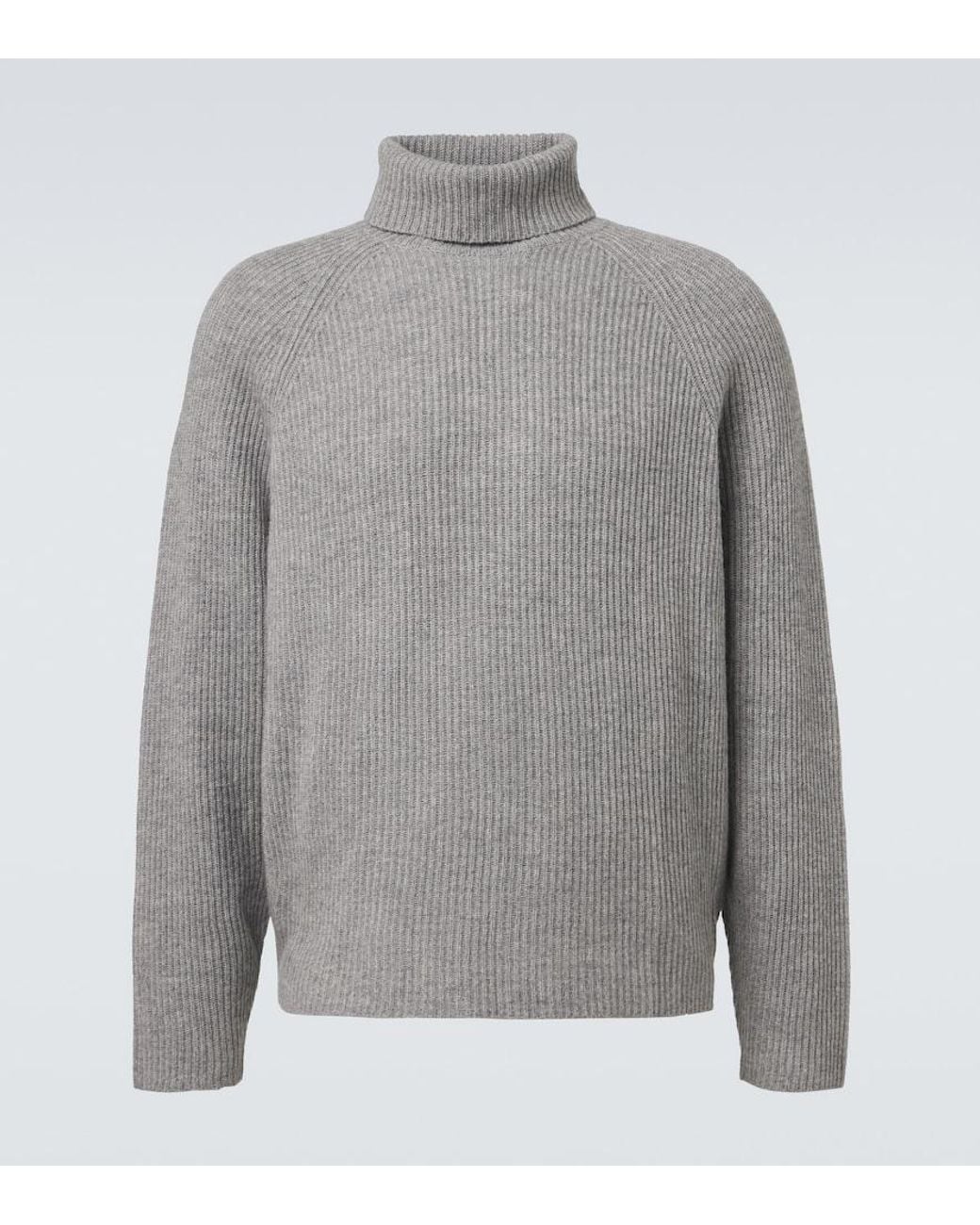 Gabriela Hearst Gray Wigman Turtleneck Sweater for men