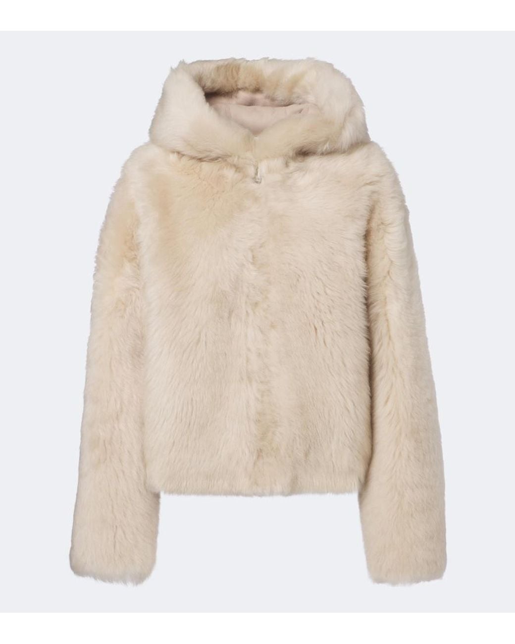 Arma Natural Bianca Reversible Shearling Jacket