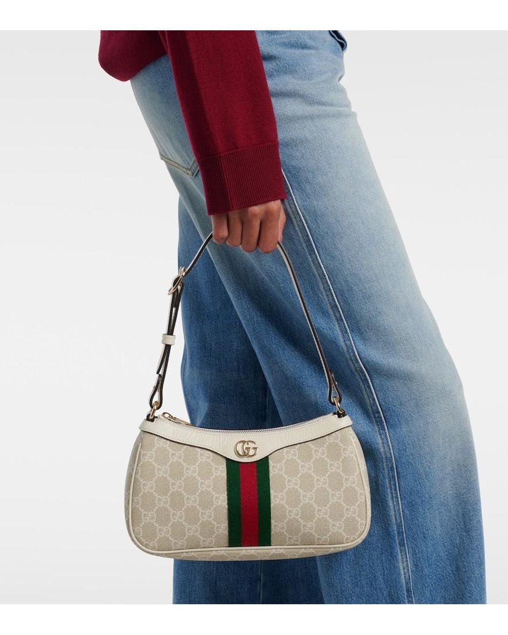 Gucci Natural Ophidia Gg Small Shoulder Bag