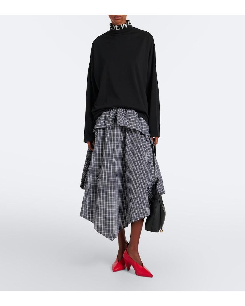 Loewe Black Logo Cotton Top