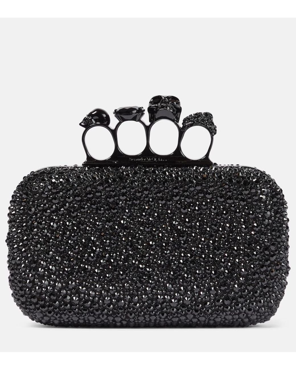 McQueen Black Clutch Bags