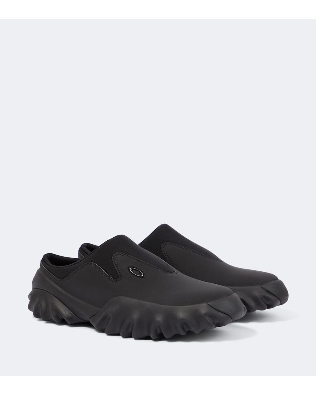 Junya Watanabe Black X Oakley Suede Slip-On Sneakers for men