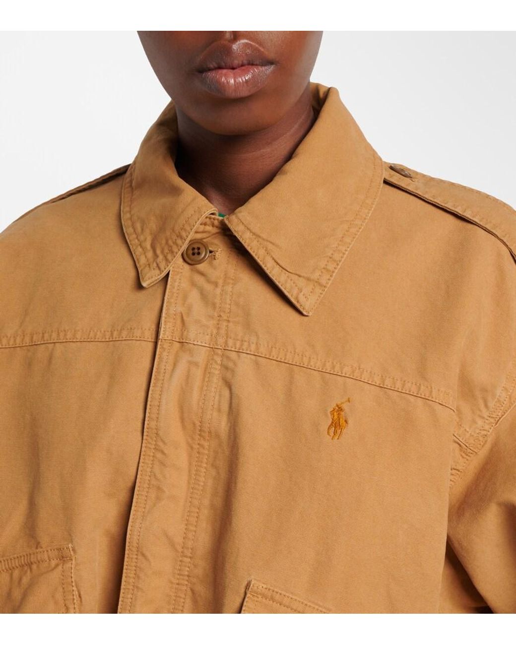 Polo Ralph Lauren Brown Cotton Blouson Jacket