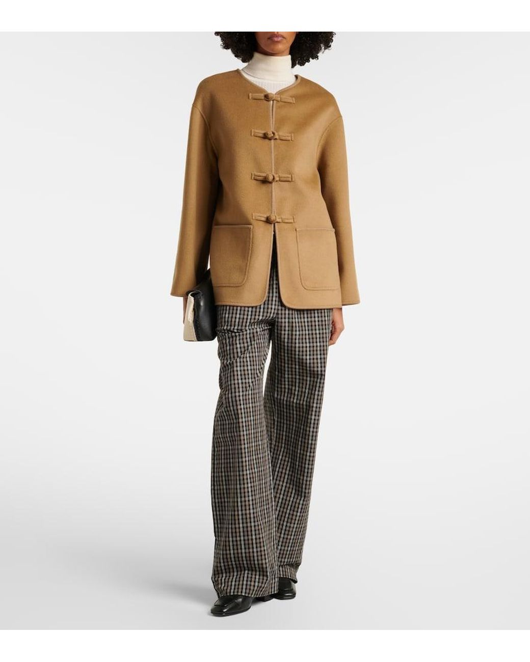 Rohe Brown Wool And Cashmere Jacket