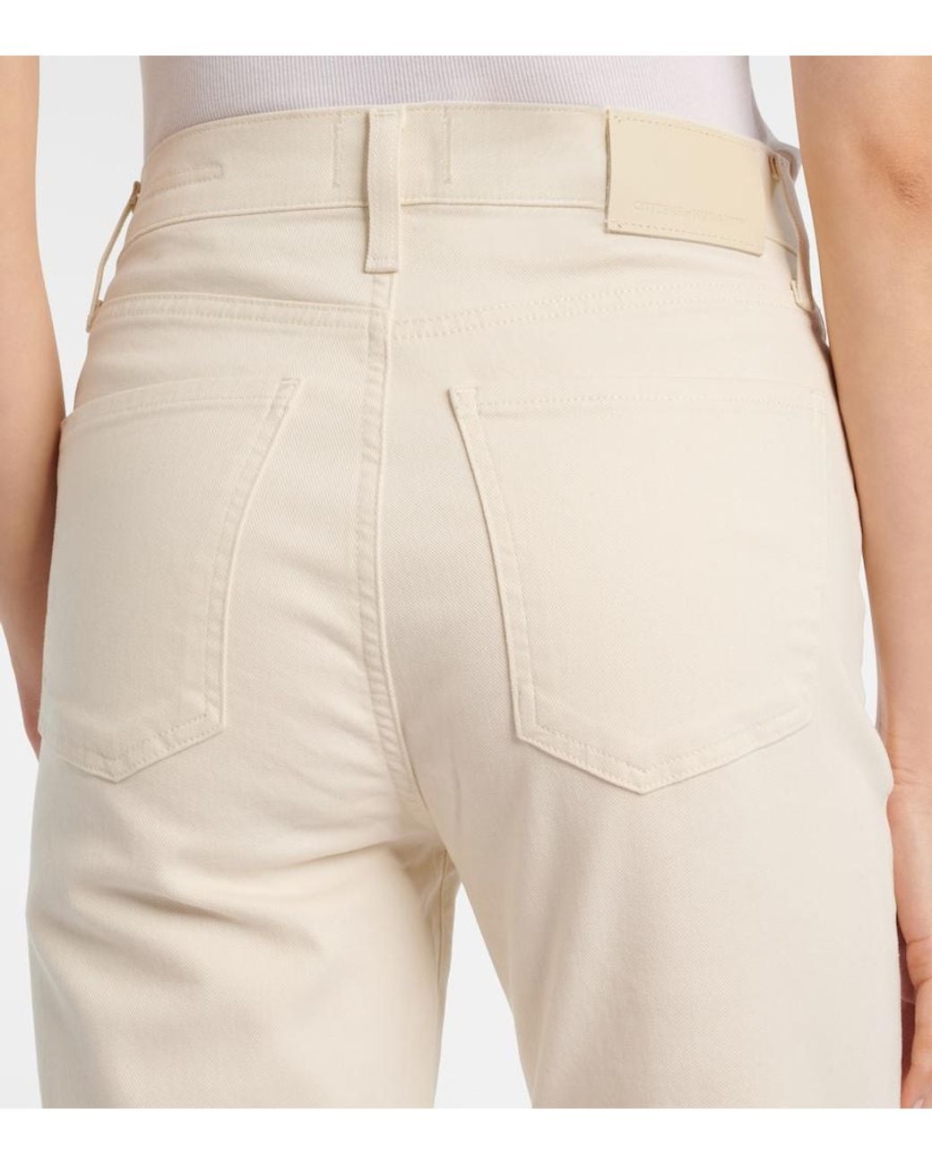 Citizens of Humanity White Caia Slim Jeans