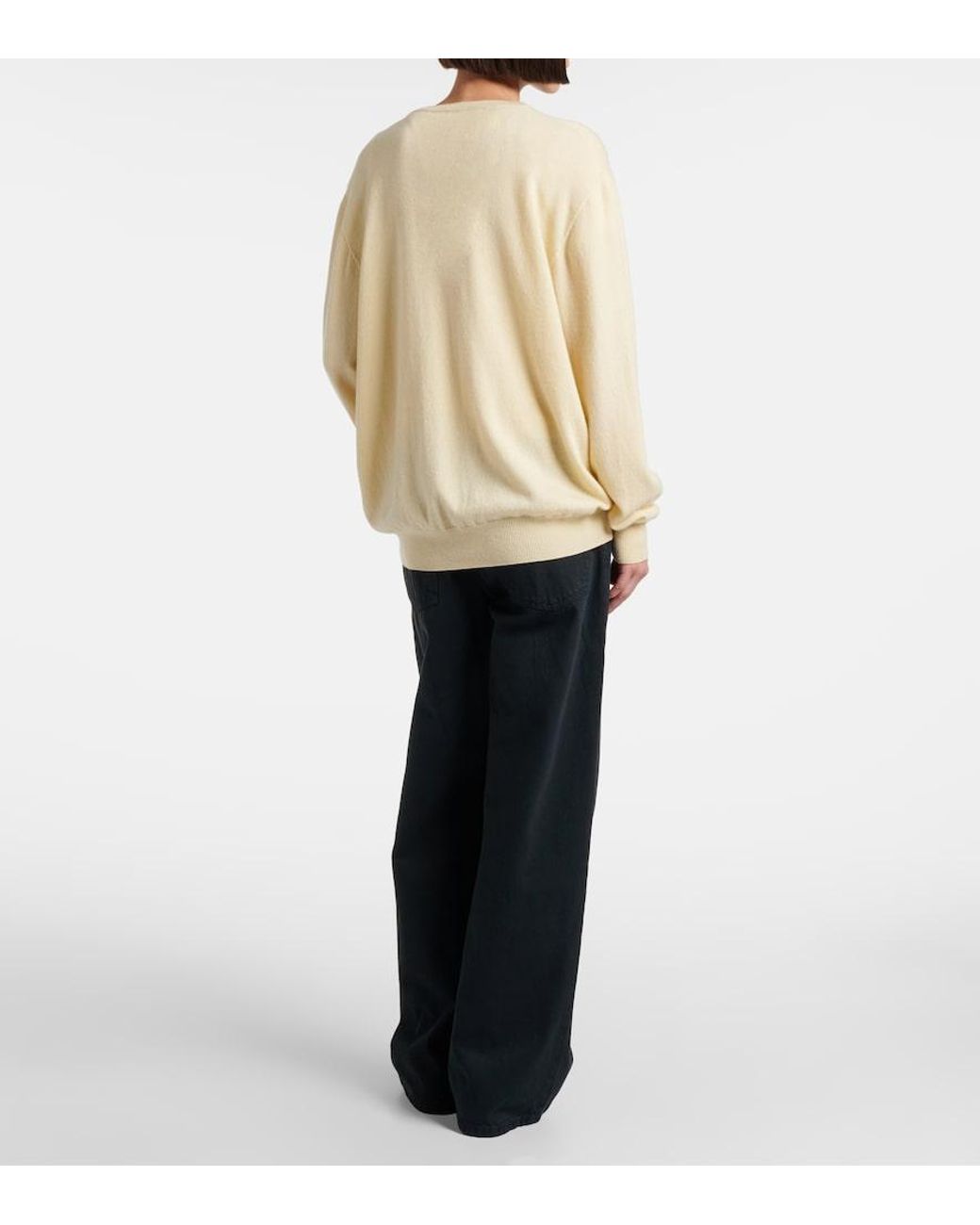 The Row Natural Migeia Cashmere Sweater