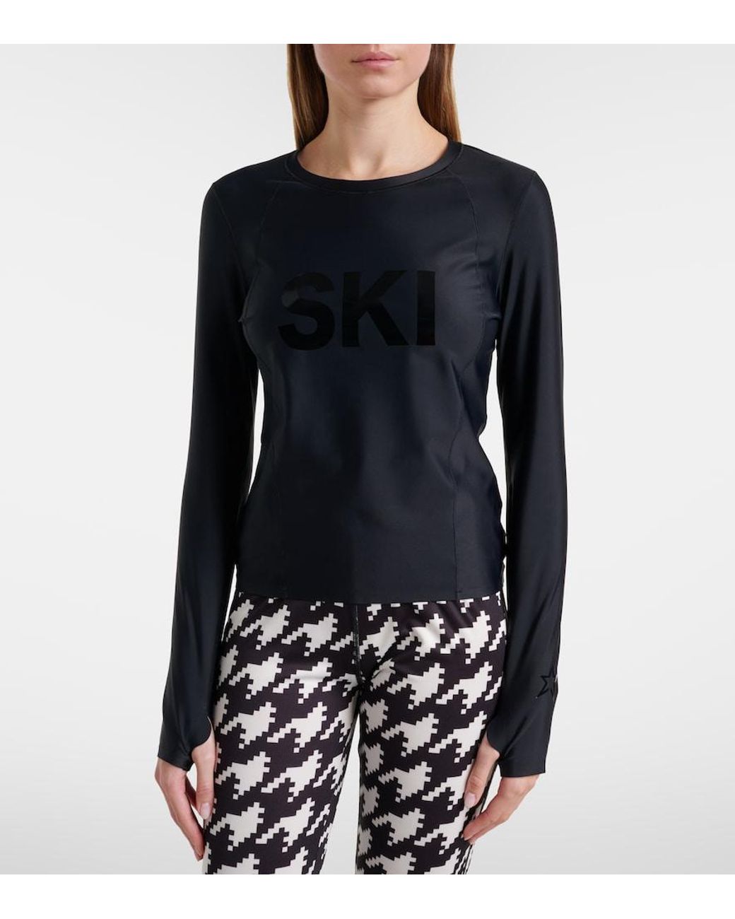 Perfect Moment Blue Ski Crew Ski Top