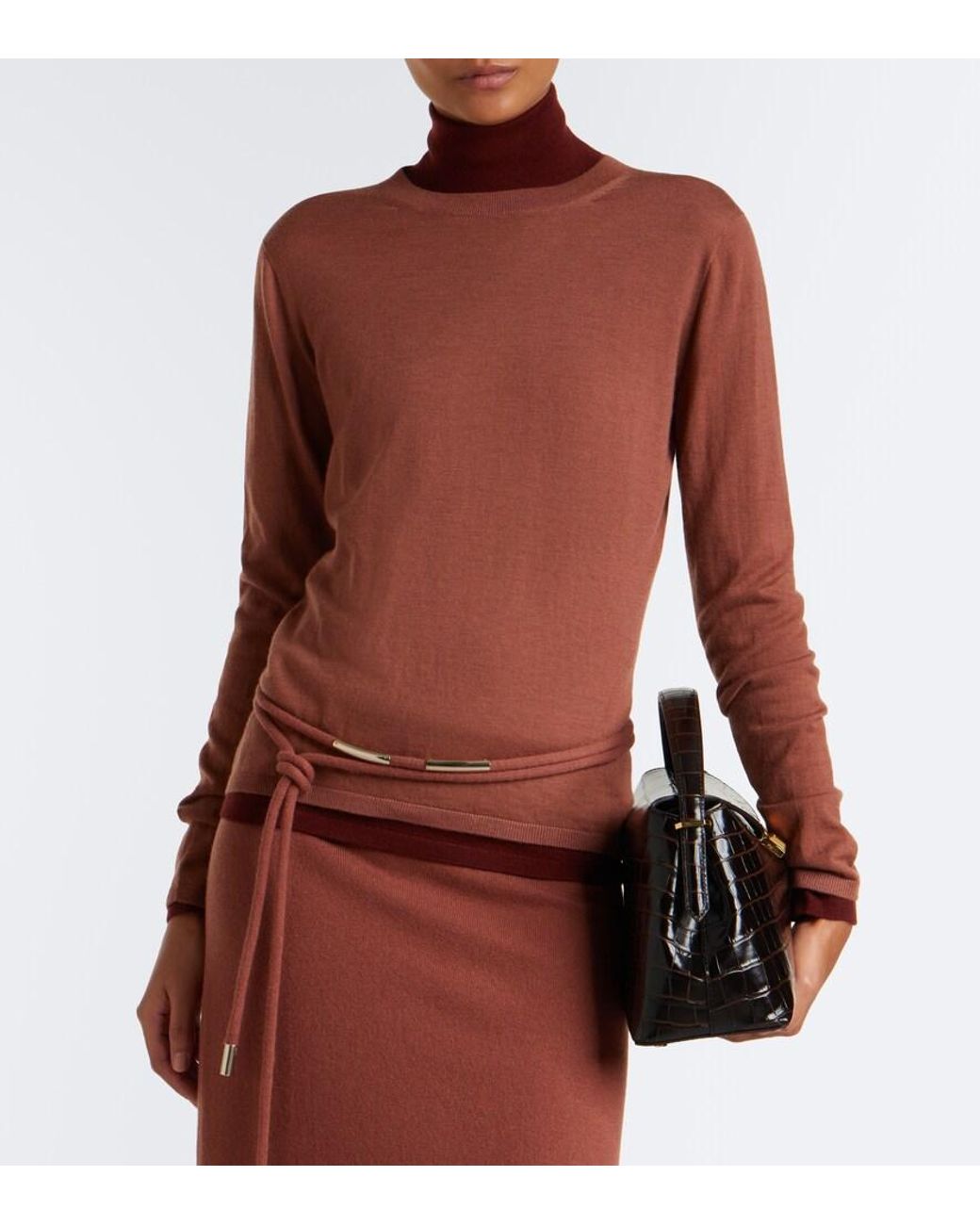Max Mara Brown Cashmere Sweater