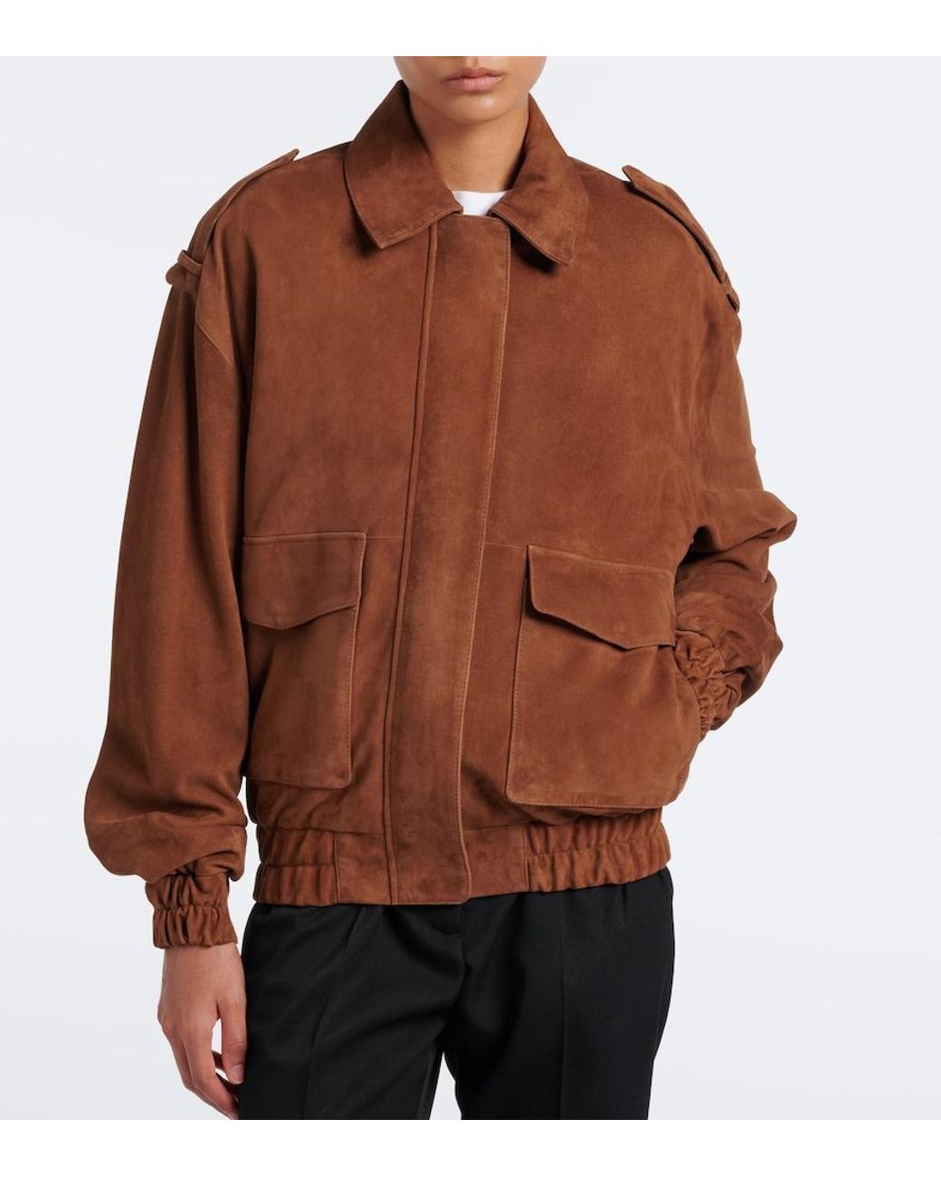 Arma Brown Halti Suede Blouson Jacket