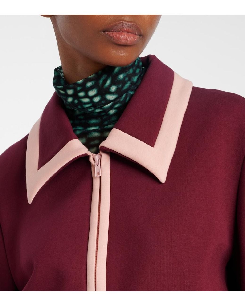 Dries Van Noten Red Cotton-Blend Jacket