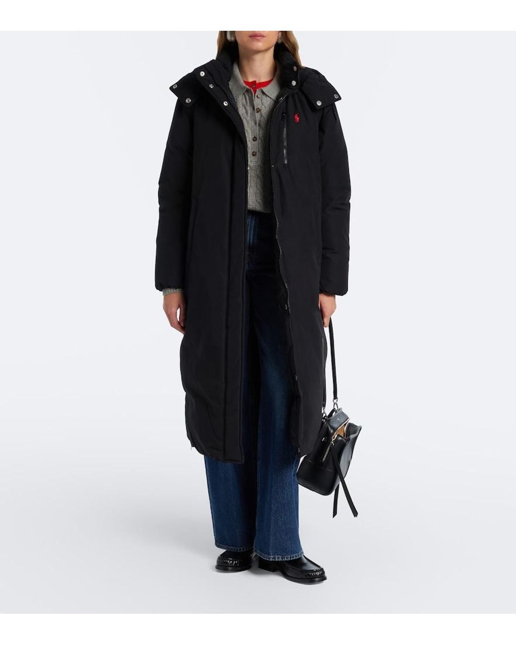 Polo Ralph Lauren Black Down Puffer Coat