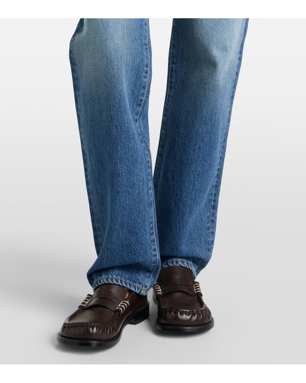 SLVRLAKE Denim Blue Ellie Straight Jeans