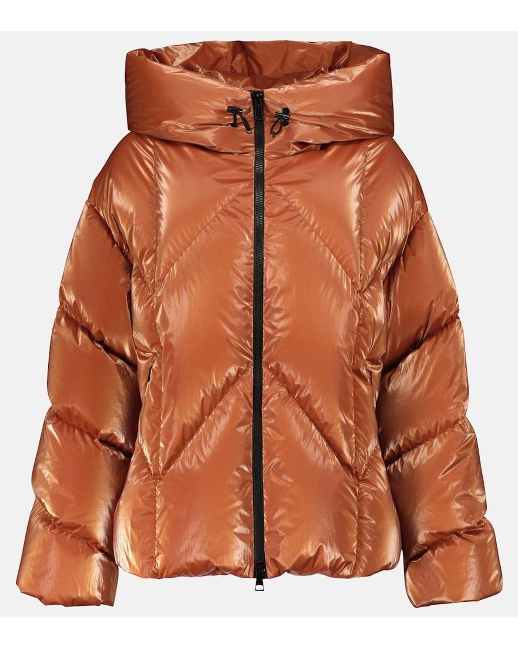 Moncler Brown Frele Nylon Down Jacket