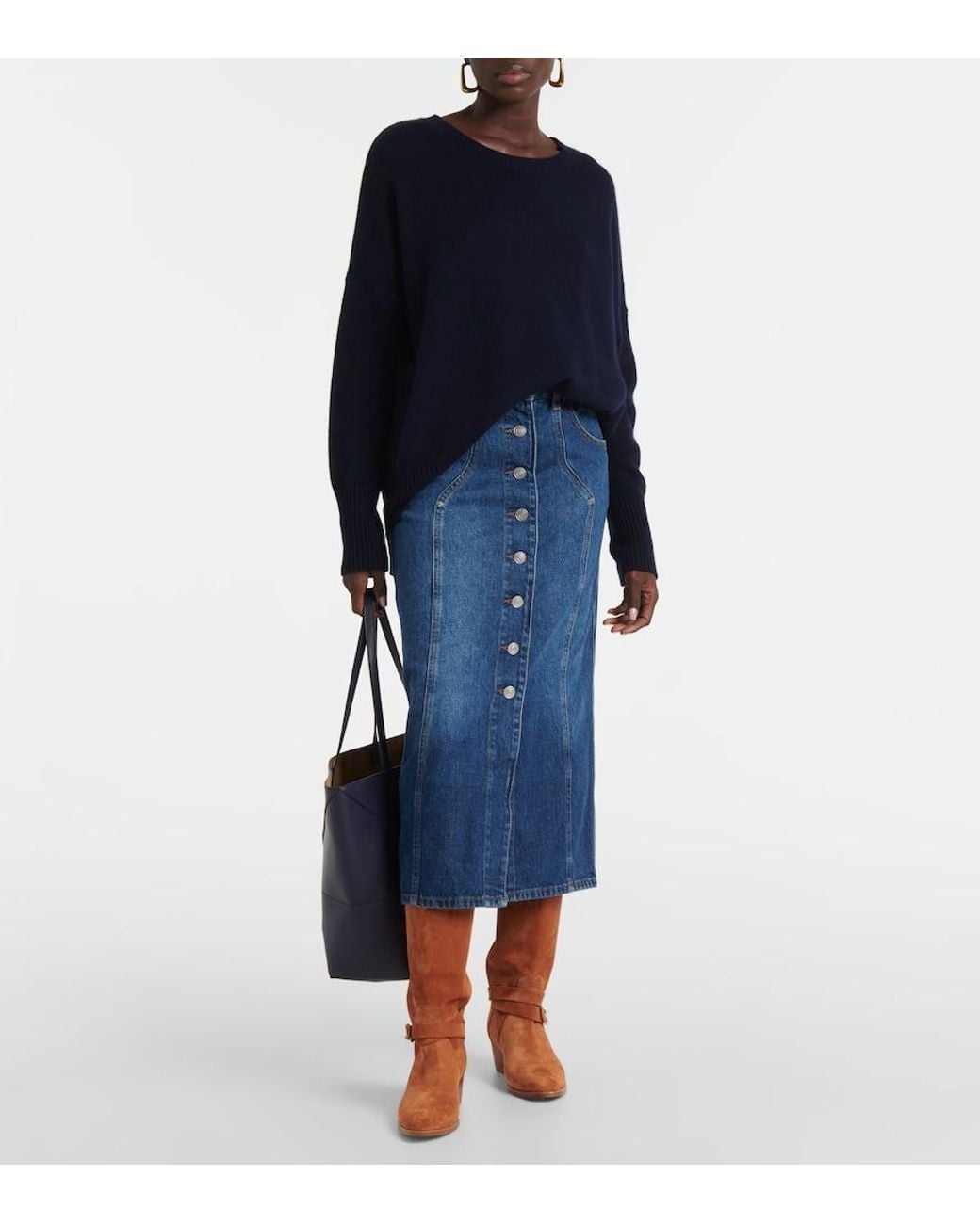 Ulla Johnson Brown Willow Suede Cowboy Boots
