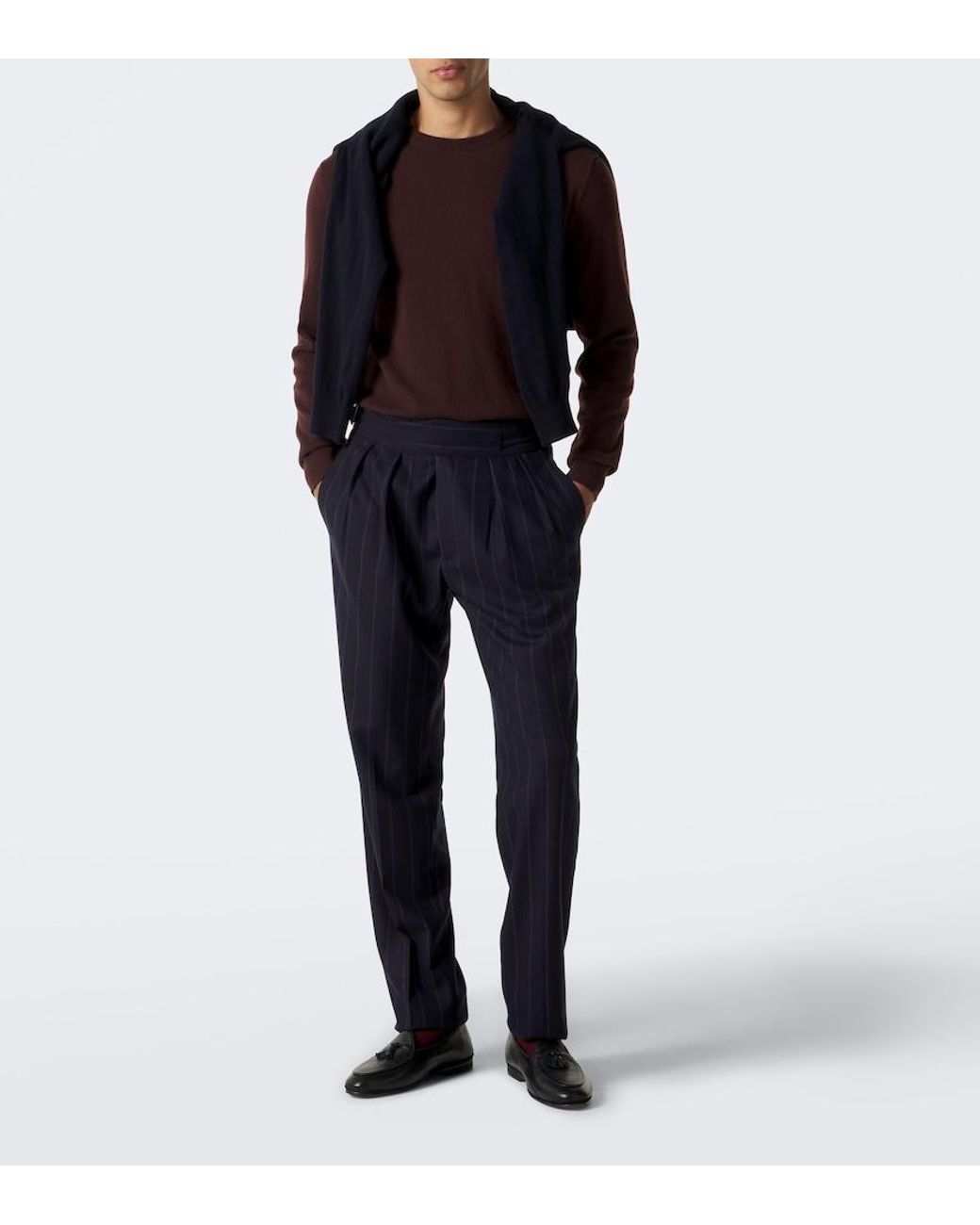 Pantaloni Regular di Rubinacci in Blue da Uomo