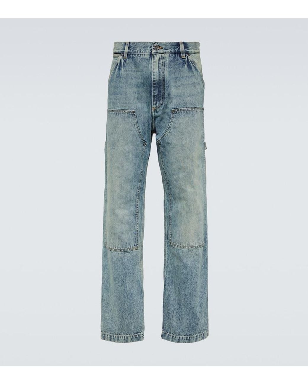 Dolce & Gabbana Blue Carpenter Straight Jeans for men