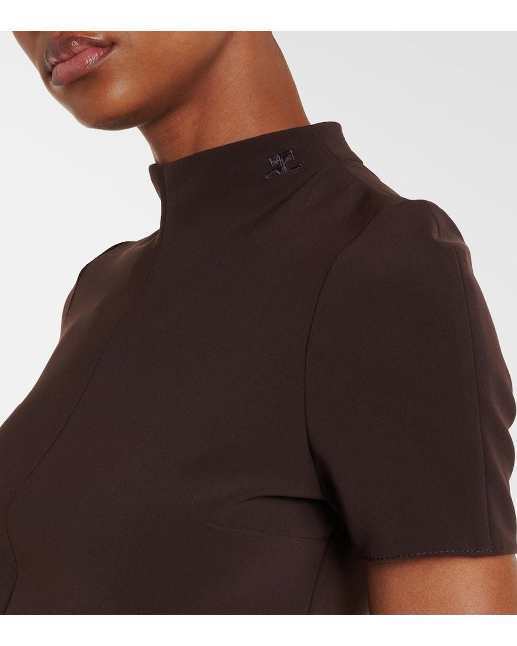 Top Courreges en coloris Brown
