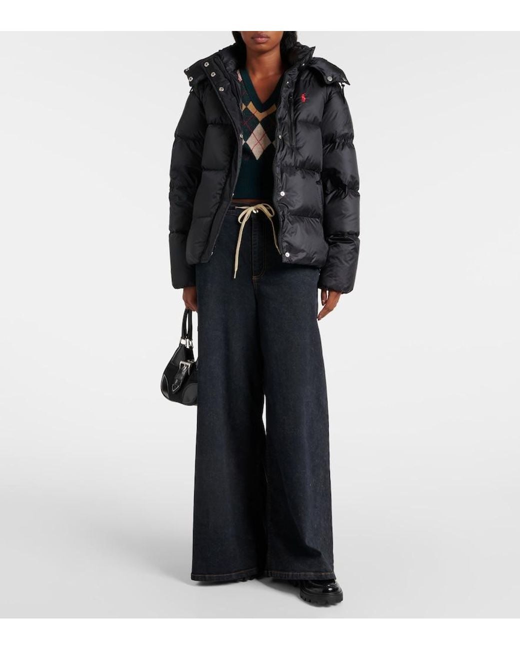 Polo Ralph Lauren Black Logo Down Jacket
