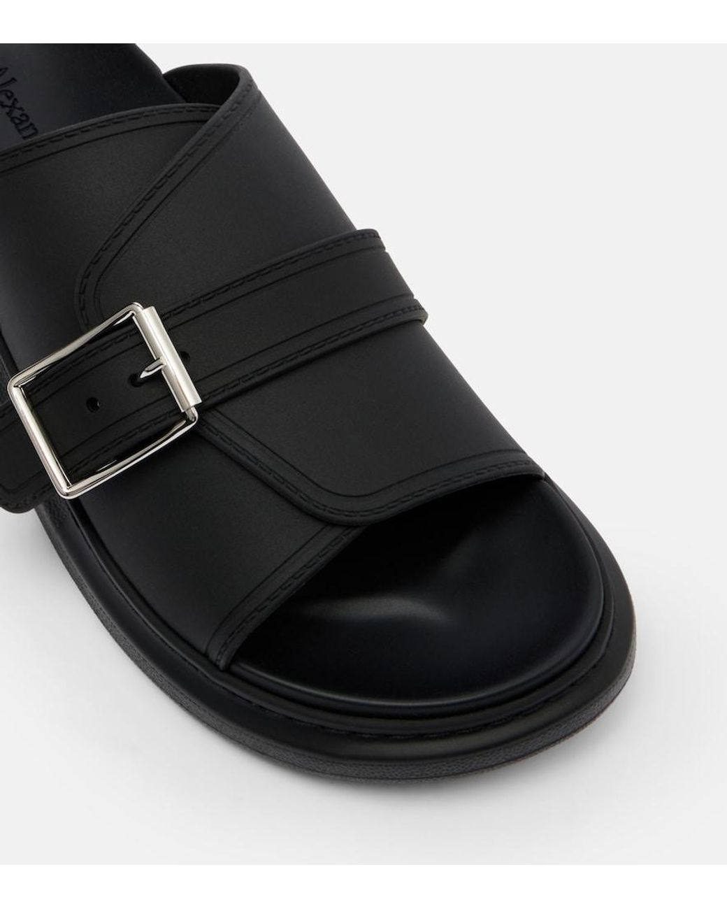 McQueen Black Hybrid Sandals