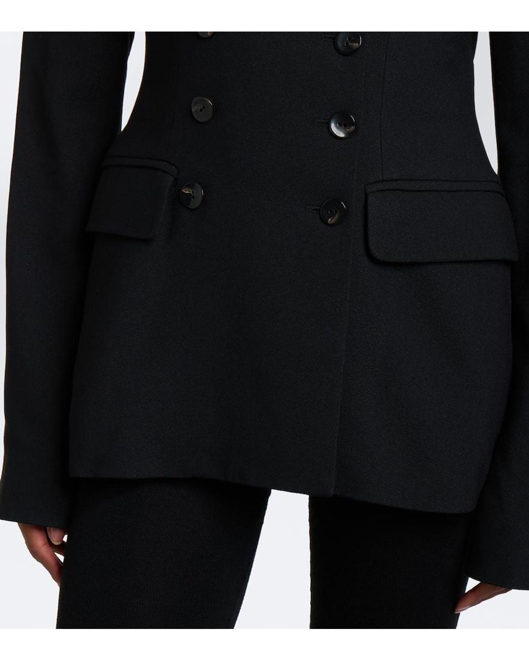 TOVE Black Hero Double-Breasted Jacket