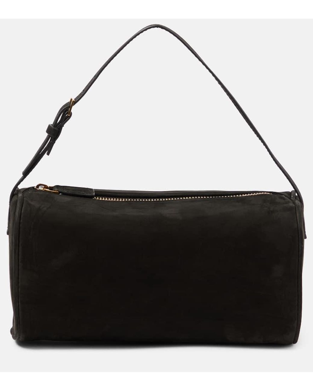 The Row 90 s Leather Shoulder Bag in Black Lyst
