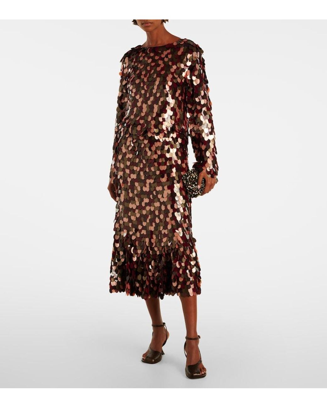 Top A Sequins Dries Van Noten en coloris Multicolor