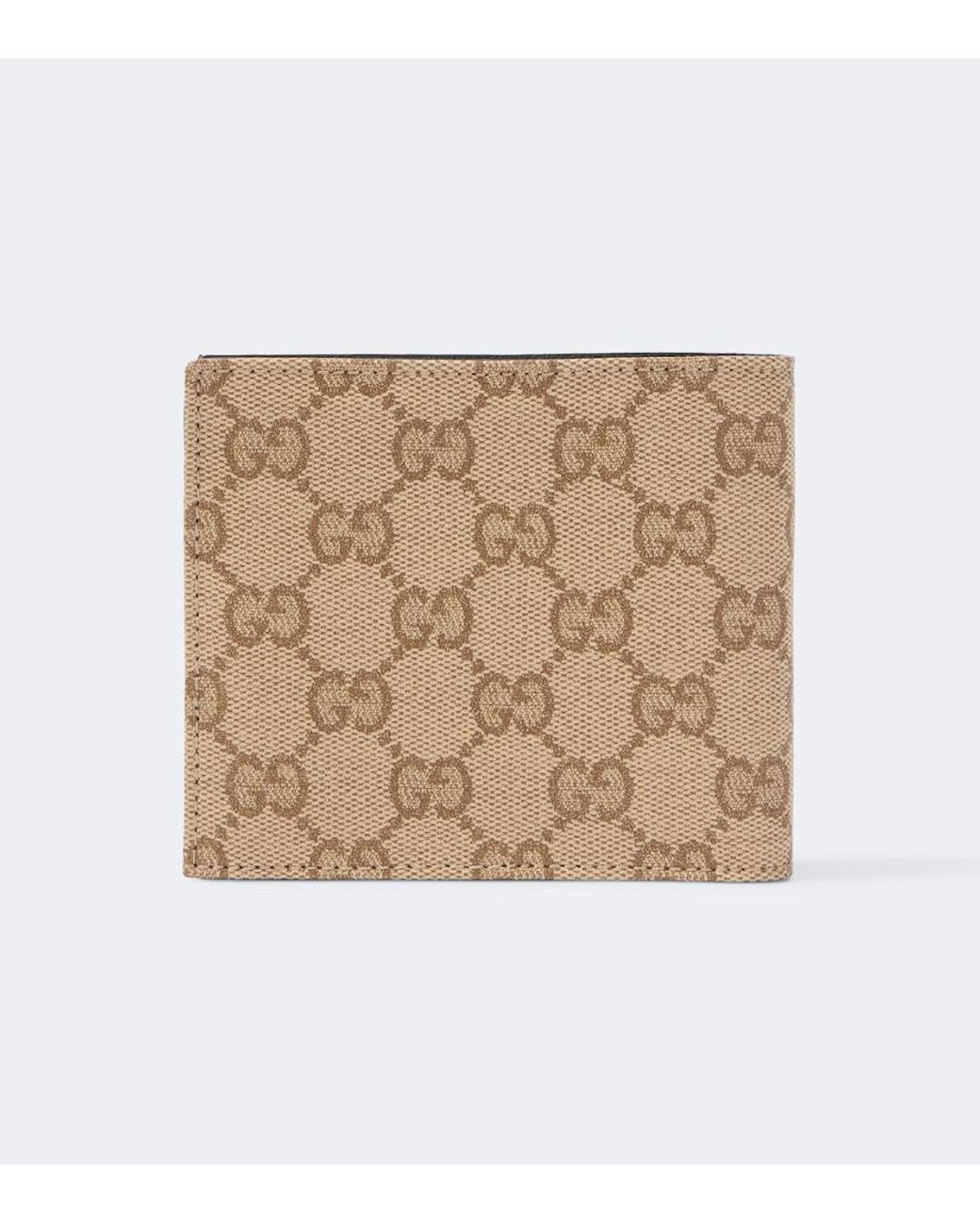 Gucci Natural Essence Classic Gg Canvas Wallet for men