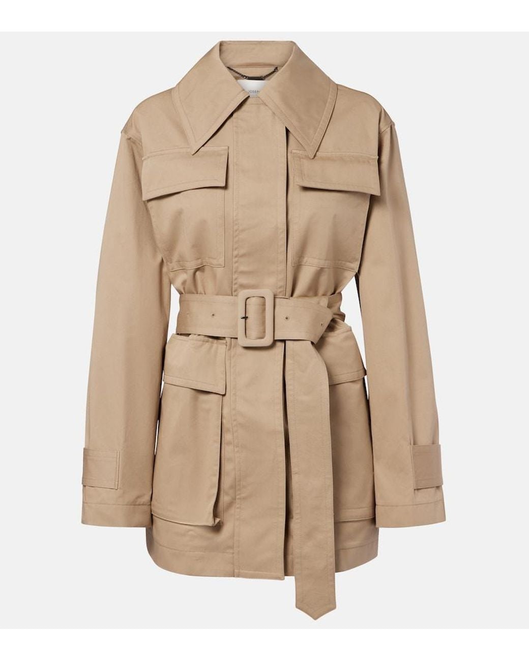 Joseph Natural Shama Cotton Trench Coat