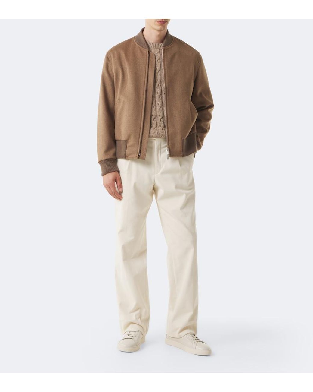 Tod's White Leather Sneakers for men