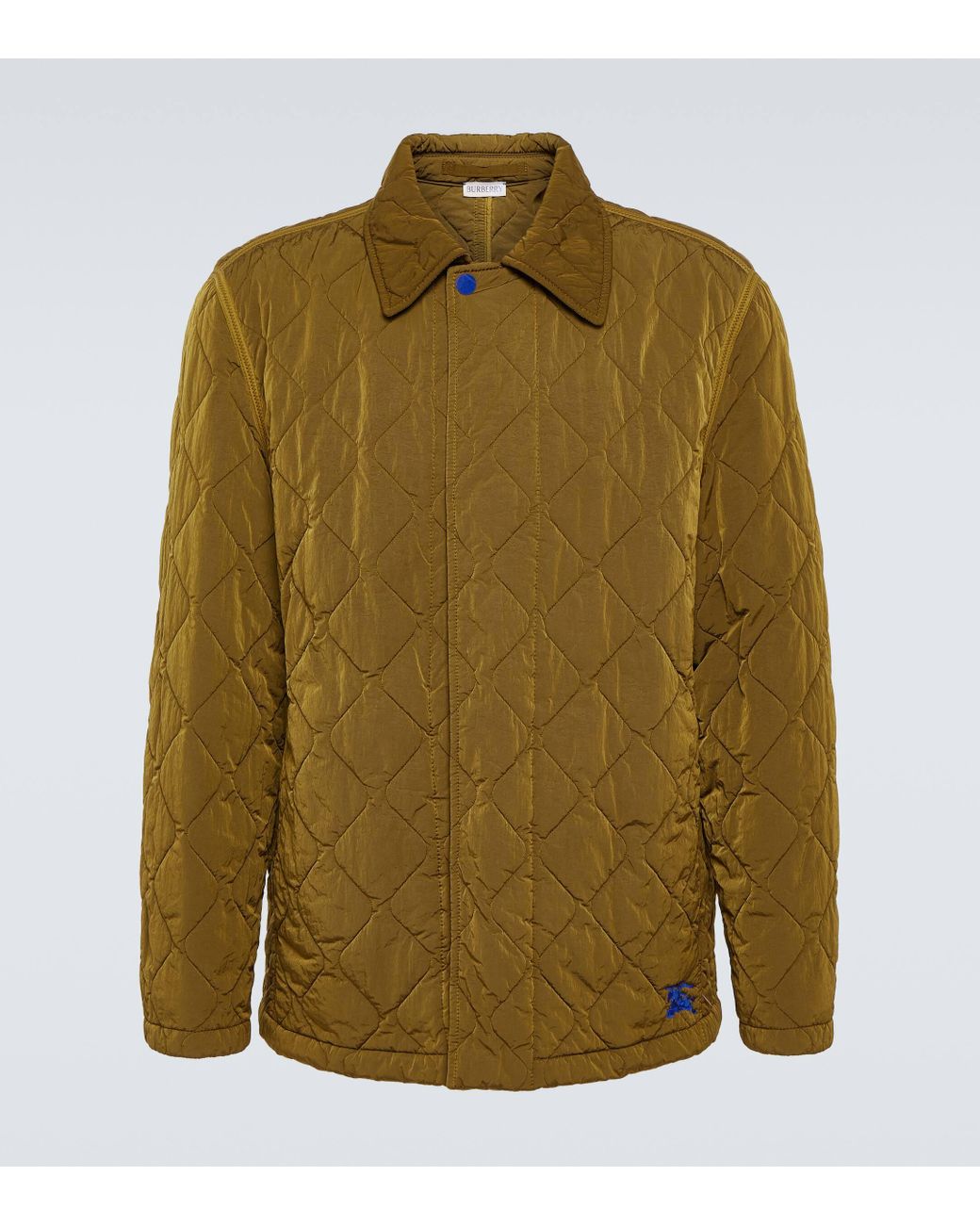 Burberry Quilted Jacket in Green for Men Lyst UK