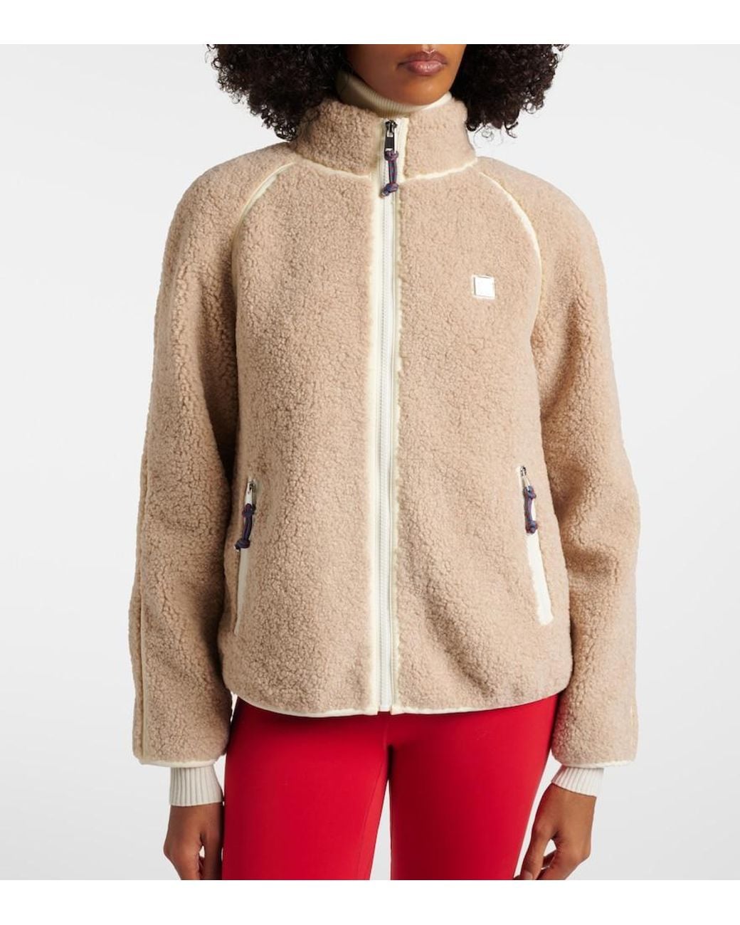 Tory Burch Natural Teddy Jacket