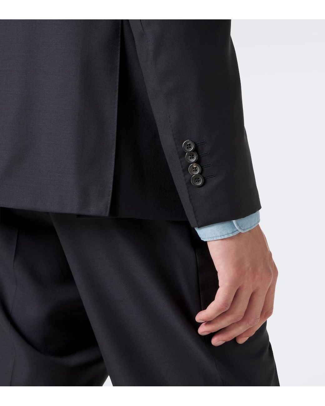 Canali Blue Wool Suit for men