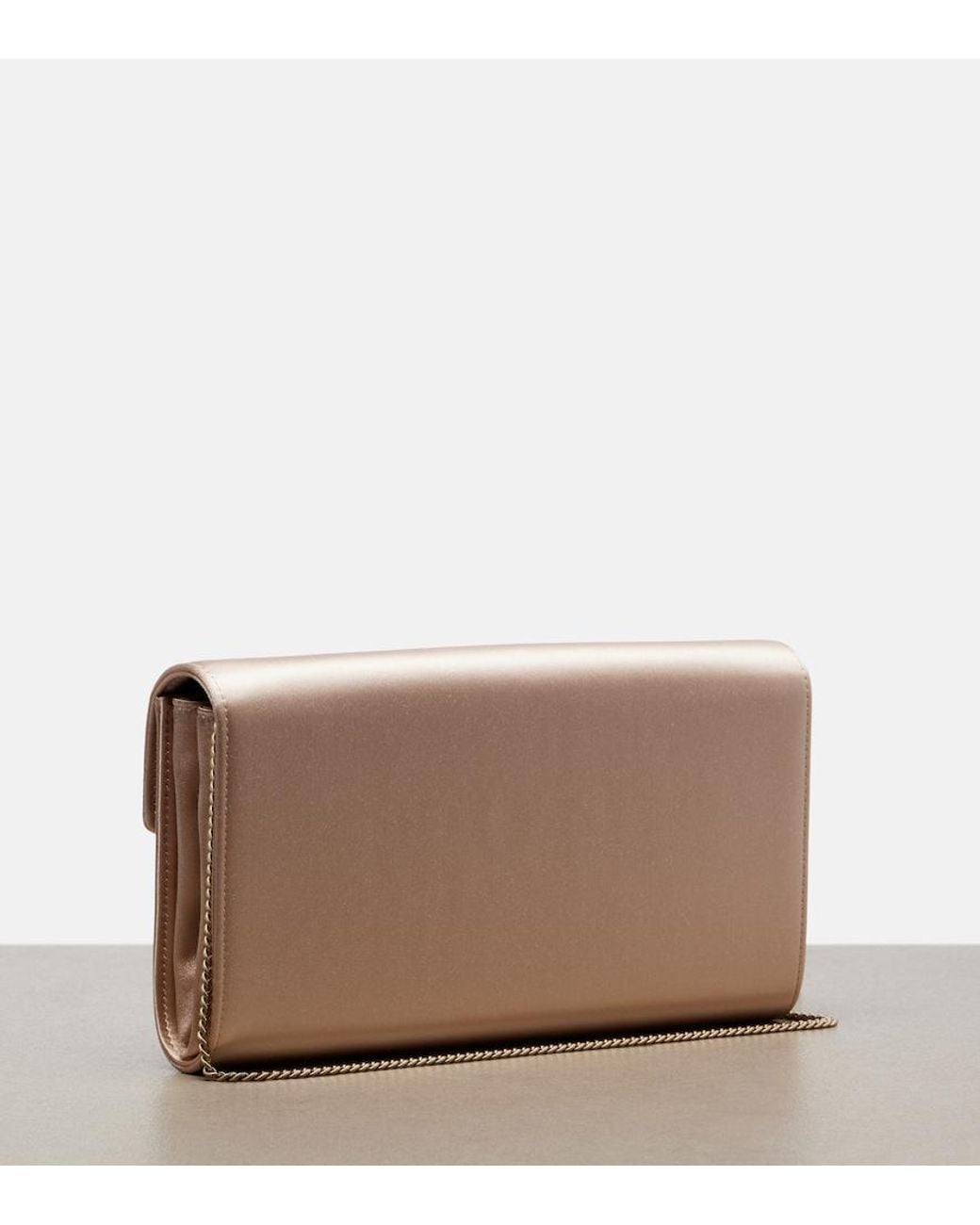 Roger Vivier Natural Efflorescence Embellished Satin Clutch