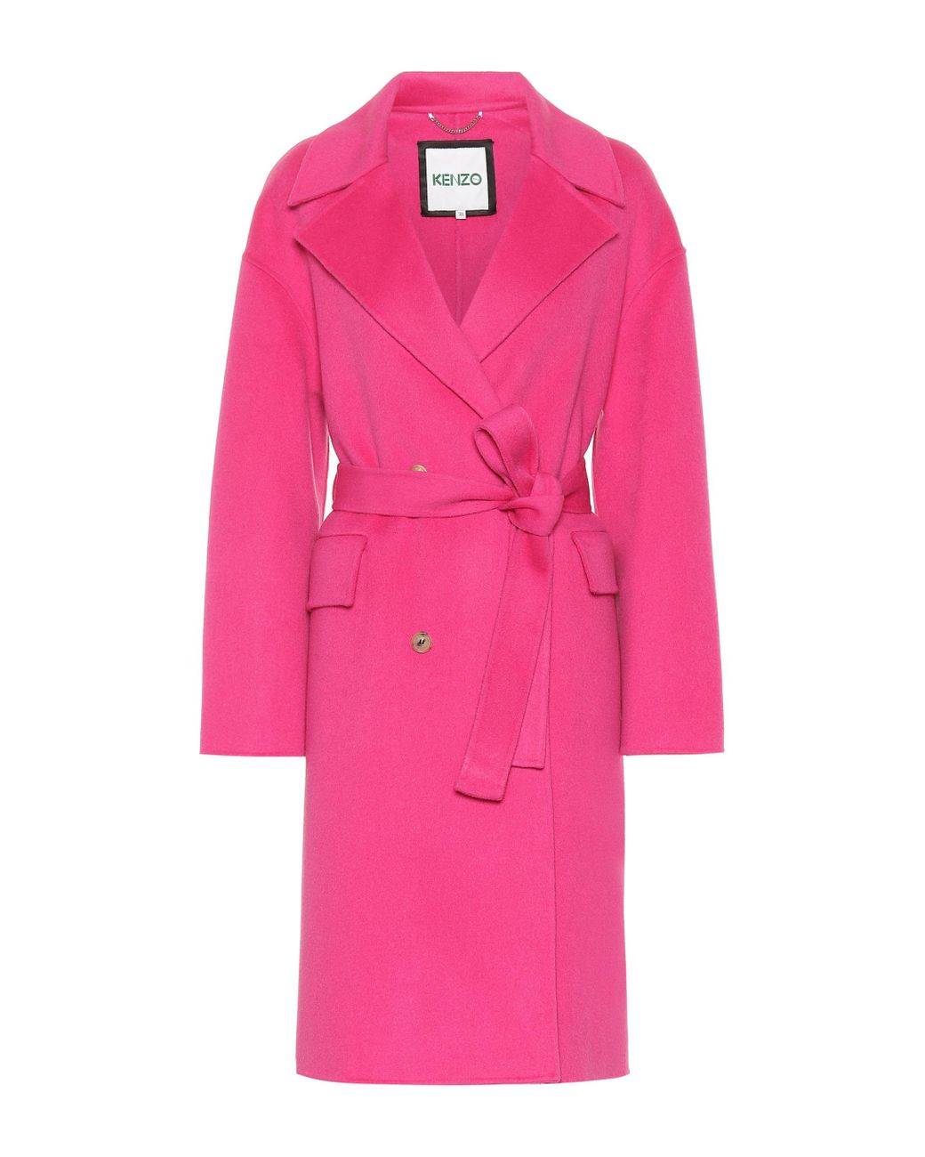 Manteau en laine et cachemire KENZO en coloris Rose | Lyst